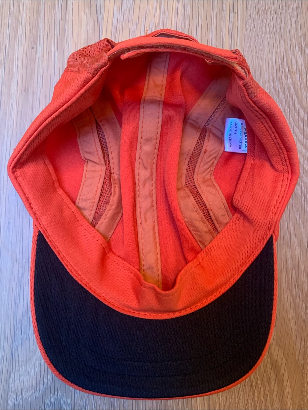 Merrell Breathable Orange Performance Cap - Picture 4 of 7